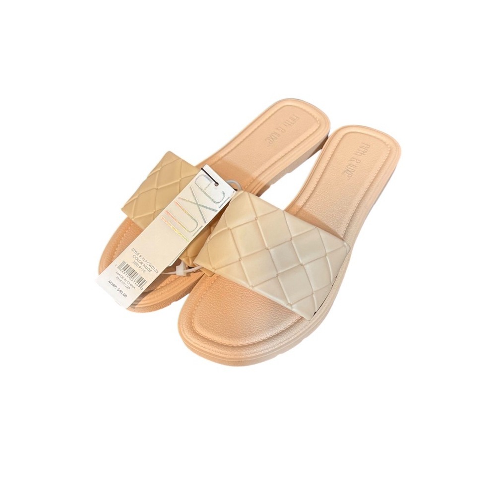 Women's fifth and luxe Sandals, Nude, Size 11